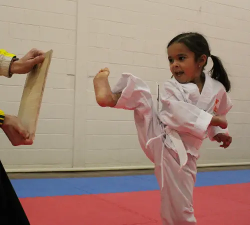 Our youngsters love Taekwondo